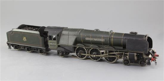 A Barrett-Lowke O gauge 4-6-2 Duchess of Montrose locomotive, number 46232, 3 rail, 52cm